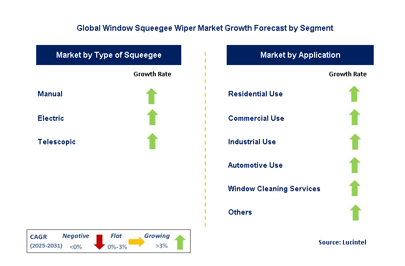 Window Squeegee Wiper Market by Segment