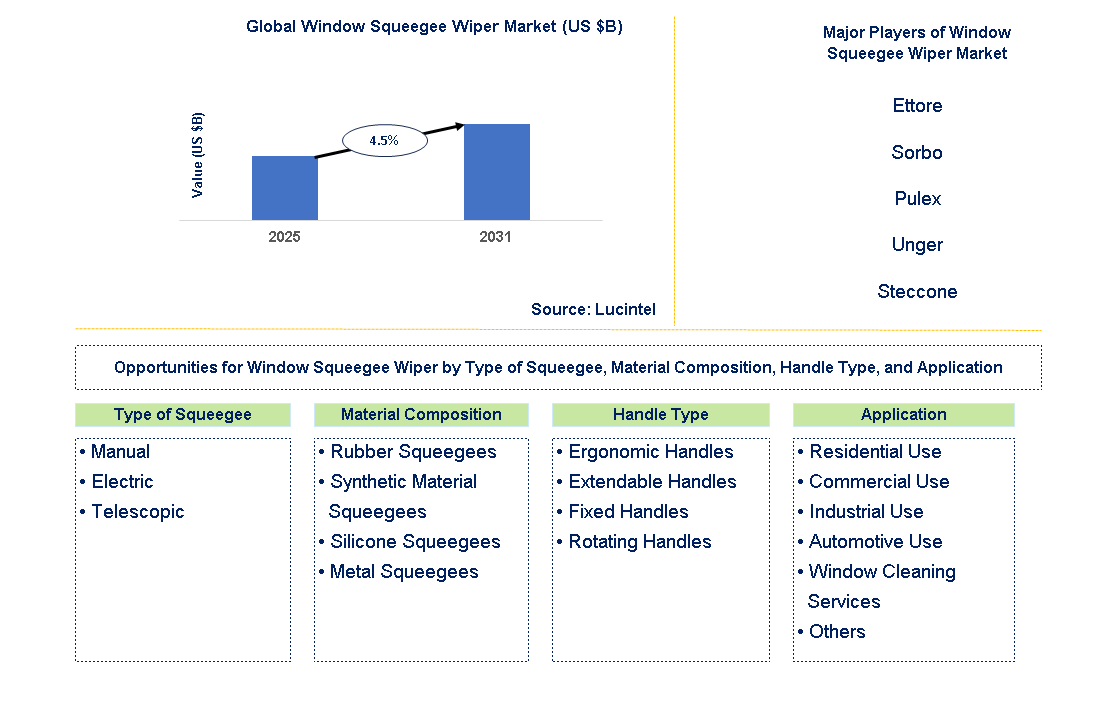 Window Squeegee Wiper Market Trends and Forecast