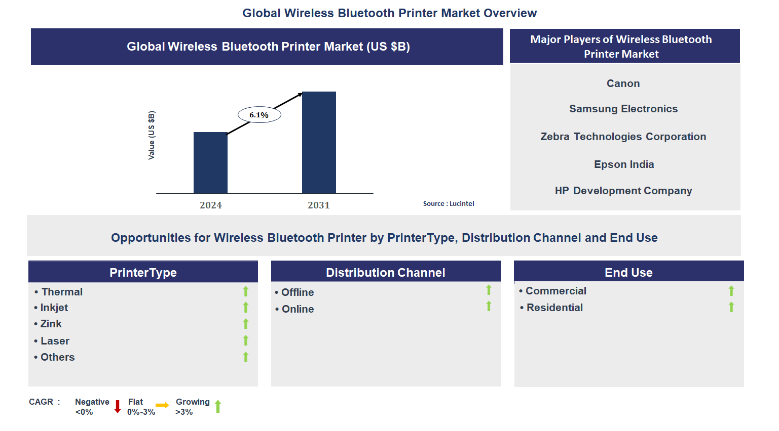 Wireless Bluetooth Printer Market Trends and Forecast