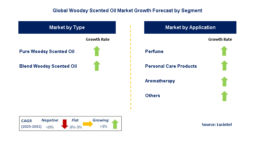 Woodsy Scented Oil Market by Segment