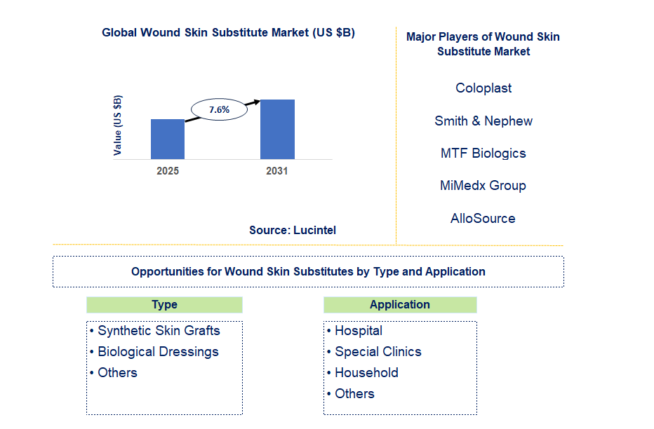 Wound Skin Substitute Market Trends and Forecast