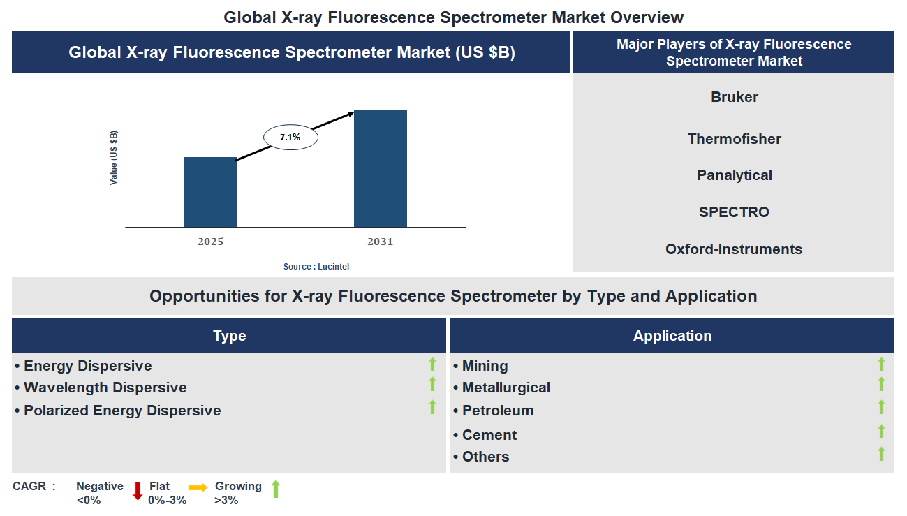 X-ray Fluorescence Spectrometer Market Trends and Forecast