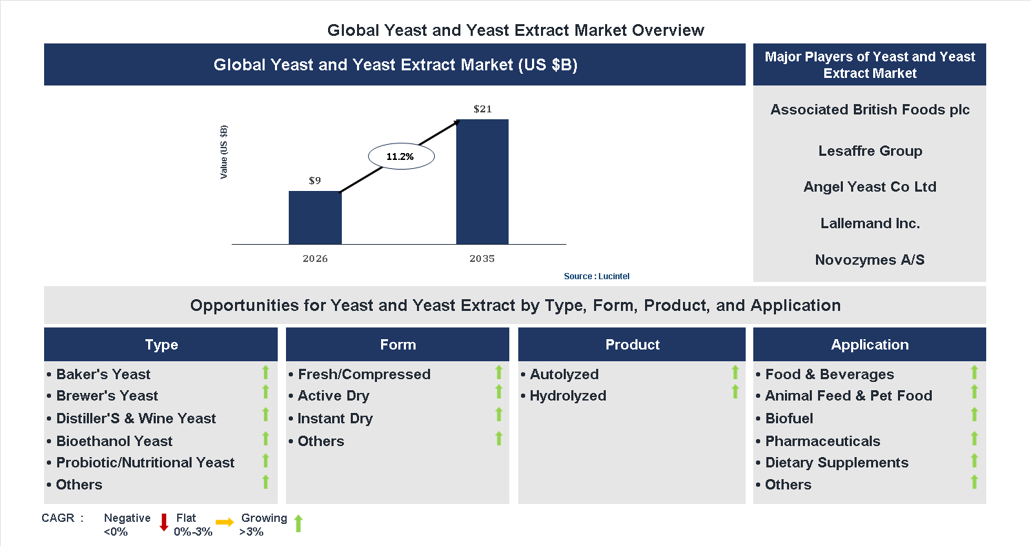 Yeast and Yeast Extract Market Trends and Forecast