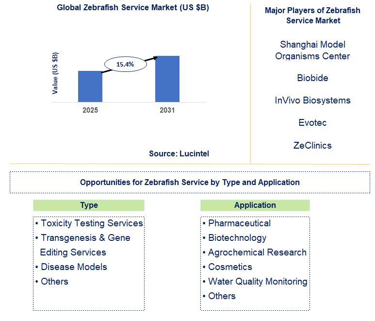 Zebrafish Service Market Trends and Forecast