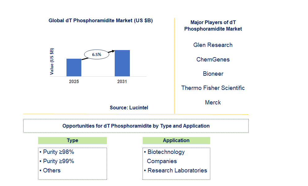 dT Phosphoramidite Market Trends and Forecast