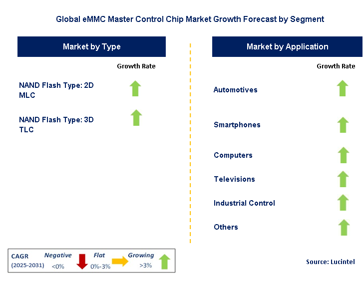 eMMC Master Control Chip Market by Segment