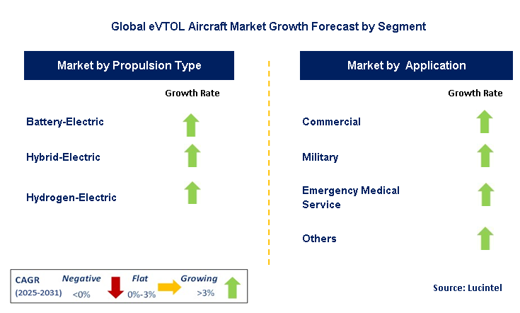 eVTOL Aircraft Market by Segment
